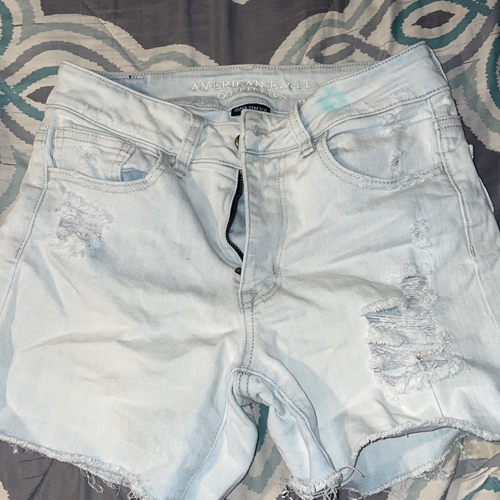 ae high rise shorts